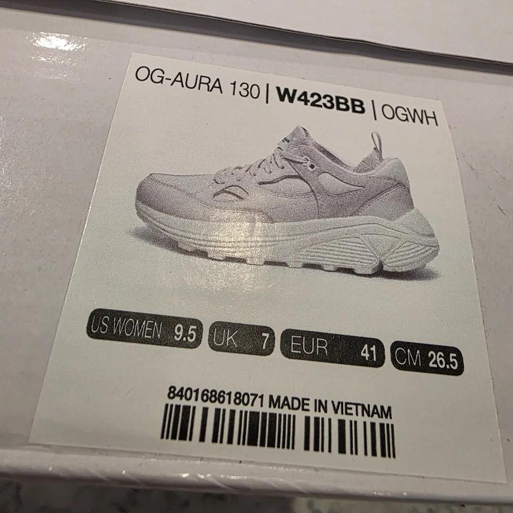 Brandblack Aura 130 sneaker OG White Vibram® RollinGait Sole Size 9.5 NIB - Picture 14 of 16